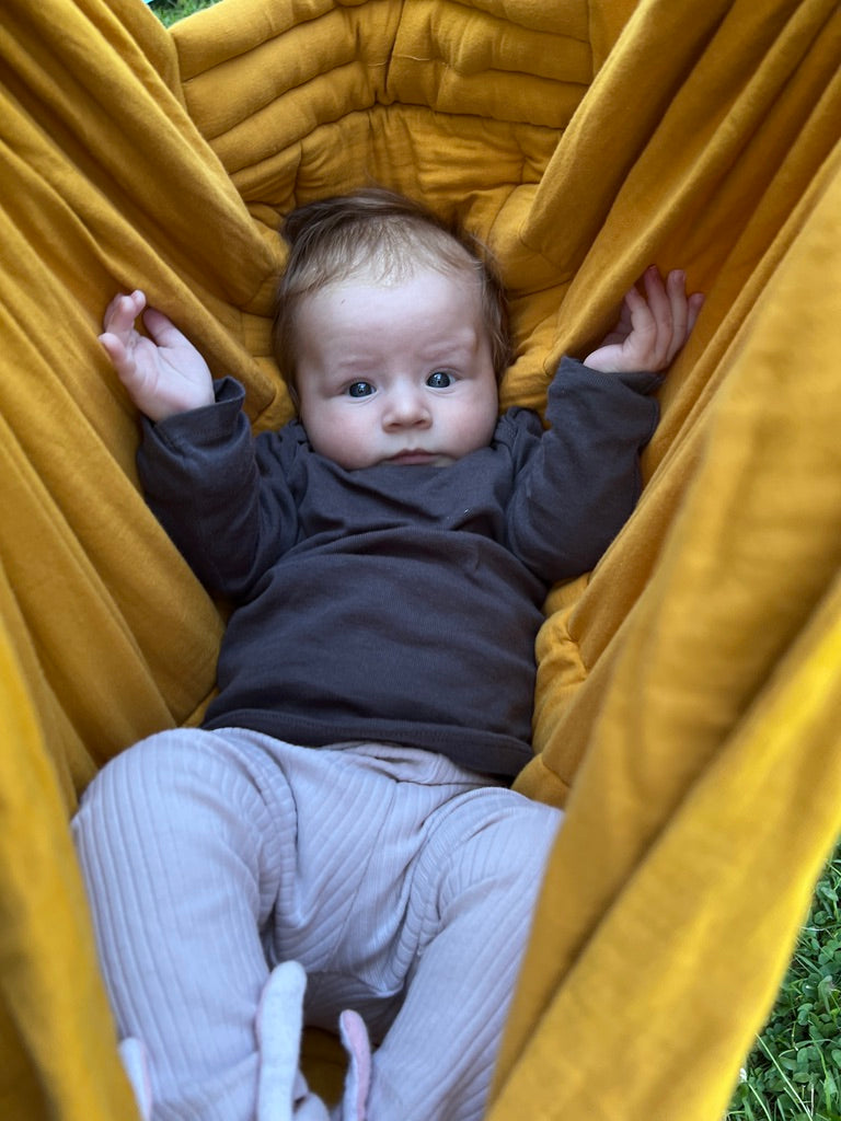 LITEN COSY - THE MOST PRACTICAL BABY BLANKET WITH HANDLES - honey