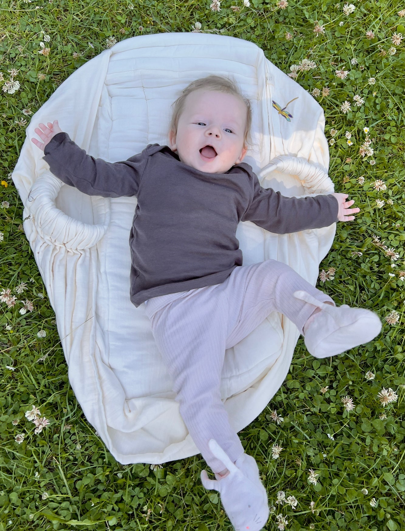 LITEN COSY - THE MOST PRACTICAL BABY BLANKET WITH HANDLES - undyed